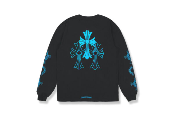 Light Blue Chrome Hearts Sweatshirt