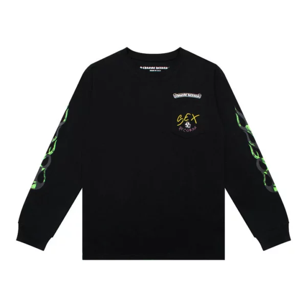 Chrome Hearts Long-Sleeve Green Sweatshirt