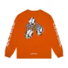 ChromeHearts Long Orange Sweatshirt