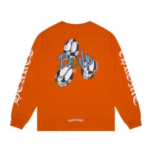 ChromeHearts Long Orange Sweatshirt