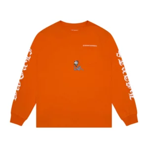 ChromeHearts Long Orange Sweatshirt