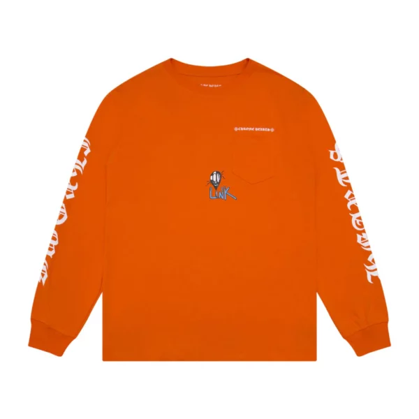 ChromeHearts Long Orange Sweatshirt