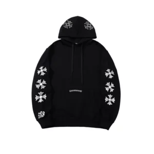 Chrome Hearts Logo Black Hoodie